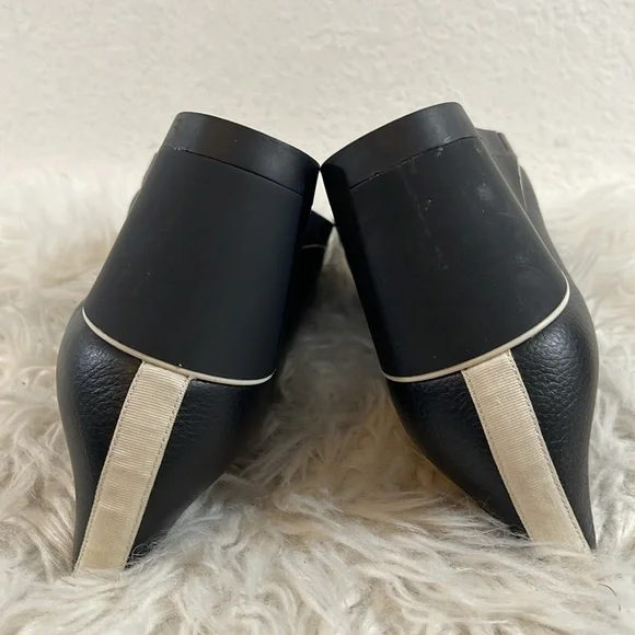 BETABRAND All Weather Wedge Heel In Black Pebbled Leather Slip On Size 11 NEW - Picture 11 of 16